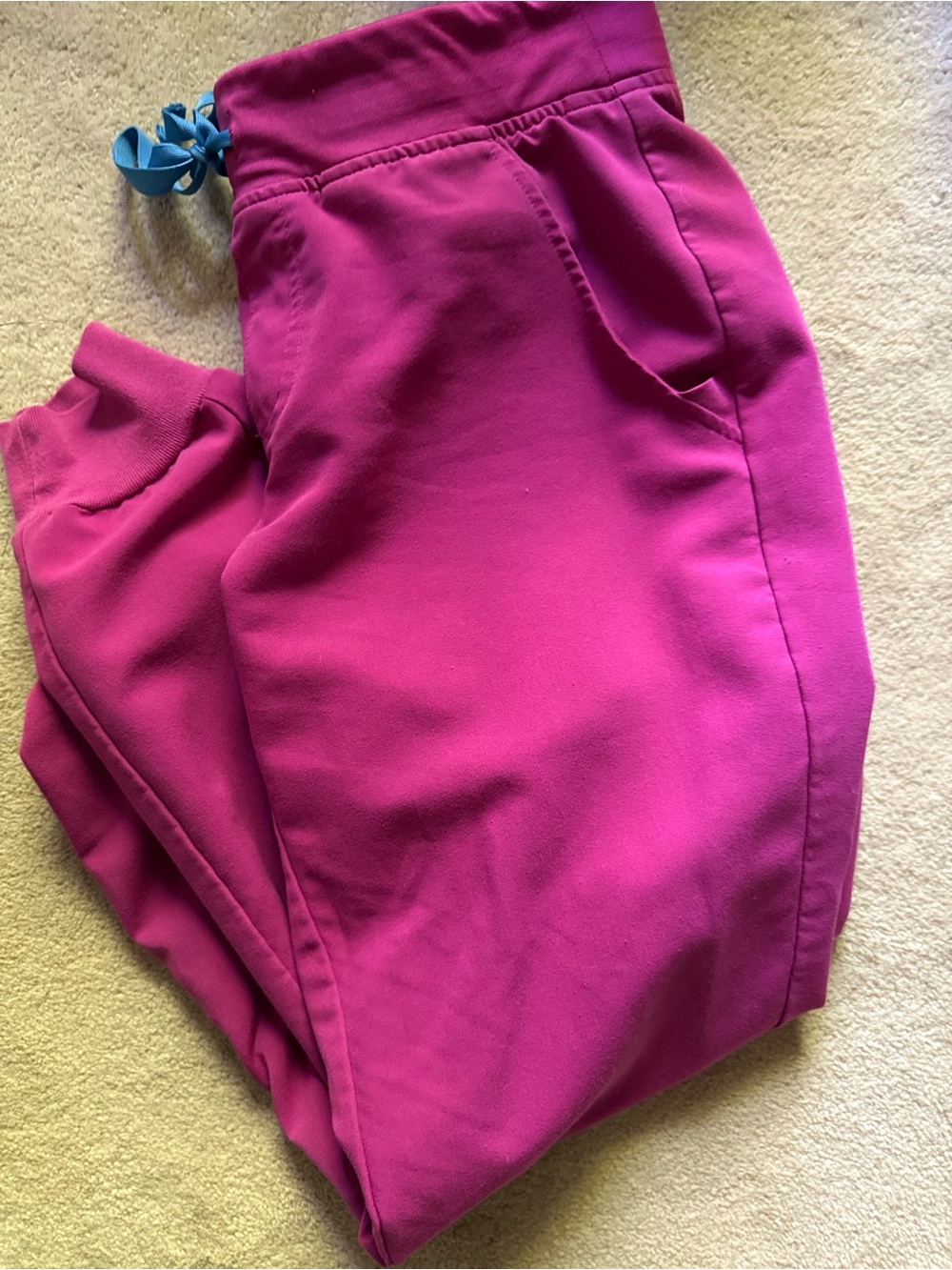 figs raspberry sorbert Zamora joggers small pants petite